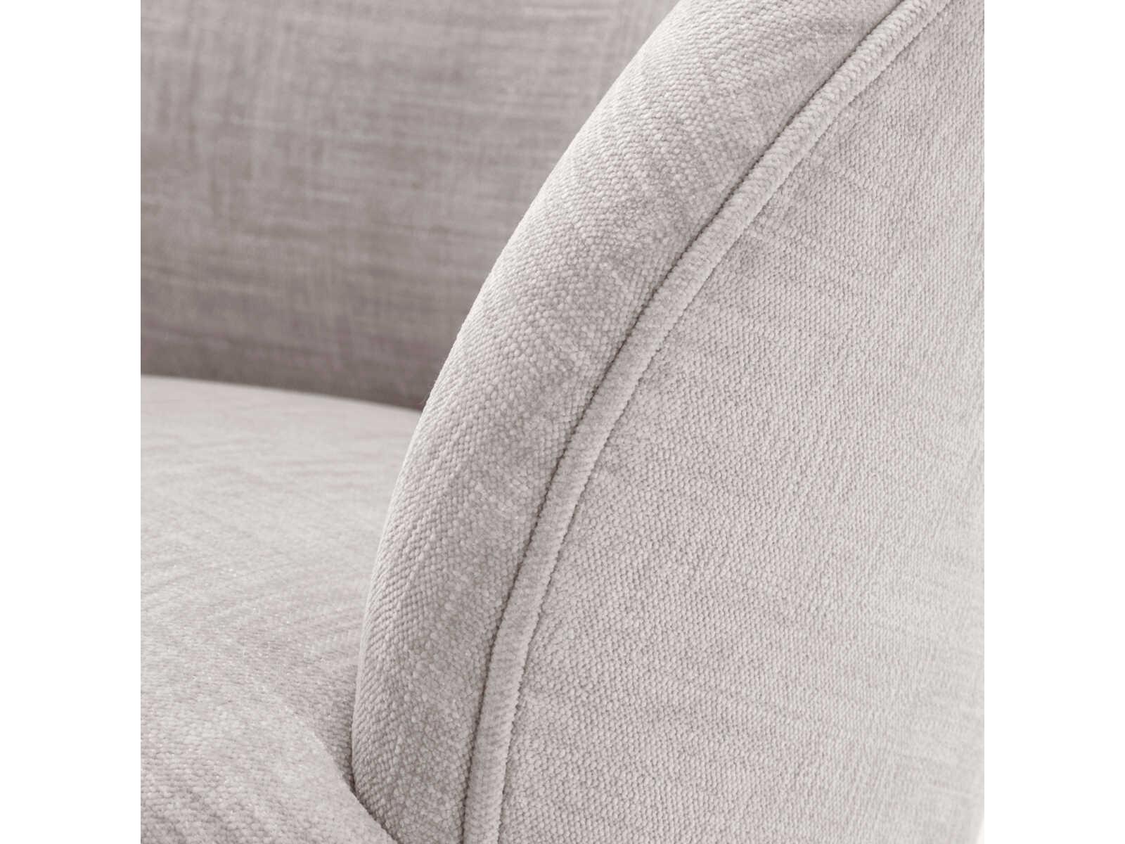 Eichholtz Vichy Black Upholstered Arm Dining Chair