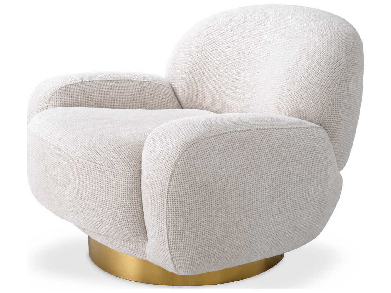 Eichholtz Udine Swivel Cream Accent Chair