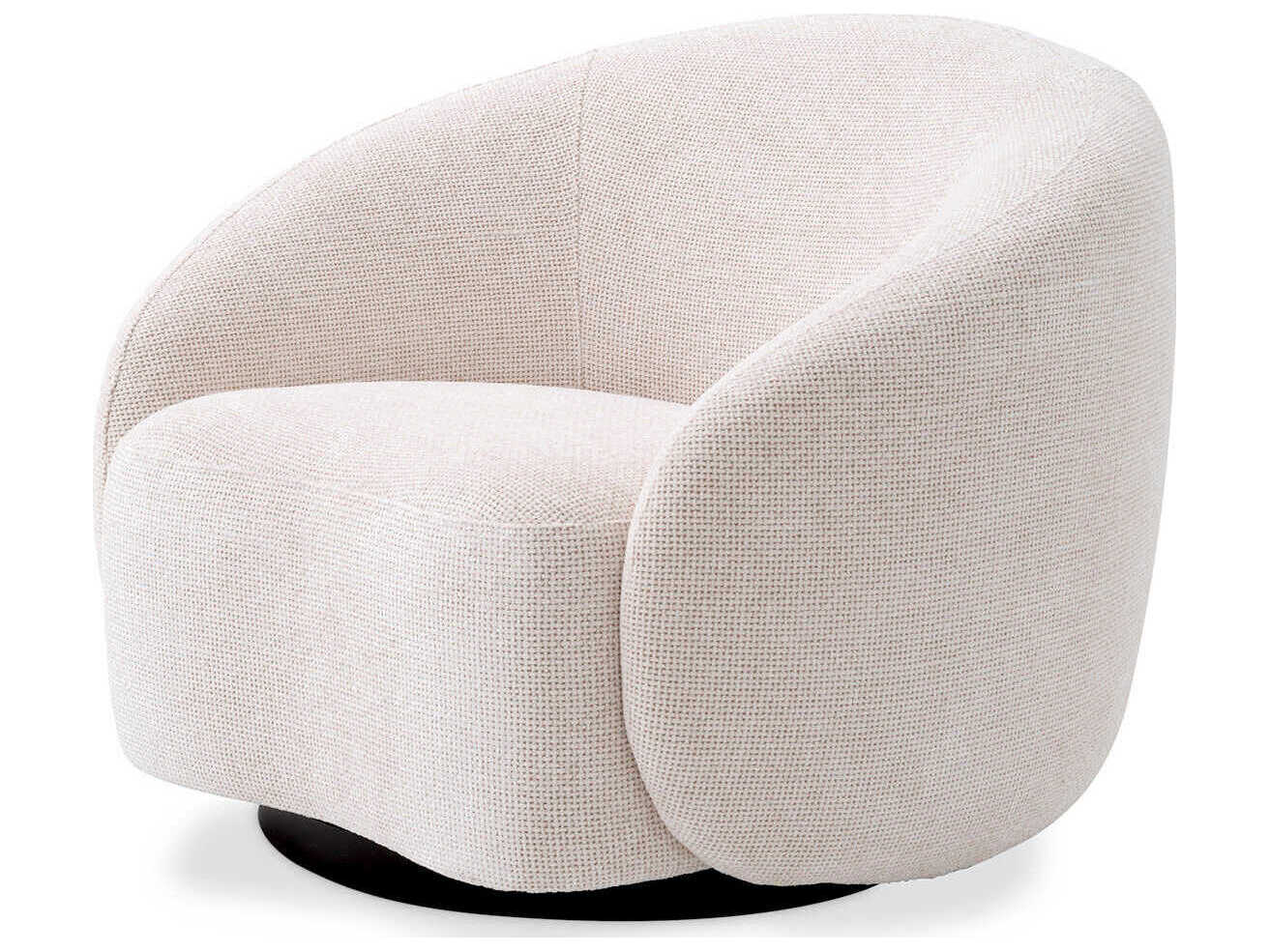 Eichholtz Amore Swivel White Accent Chair