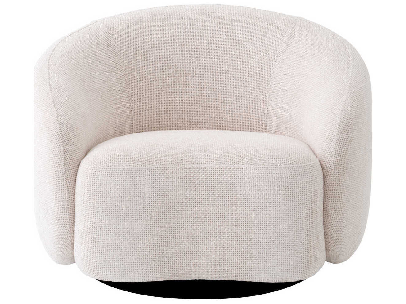Eichholtz Amore Swivel White Accent Chair