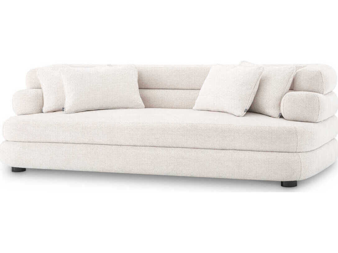 Eichholtz Malaga White Upholstered Sofa