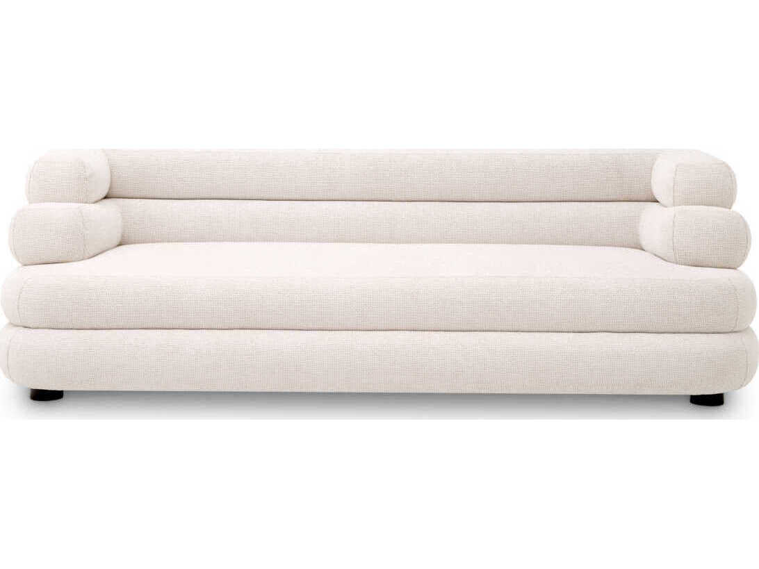 Eichholtz Malaga White Upholstered Sofa
