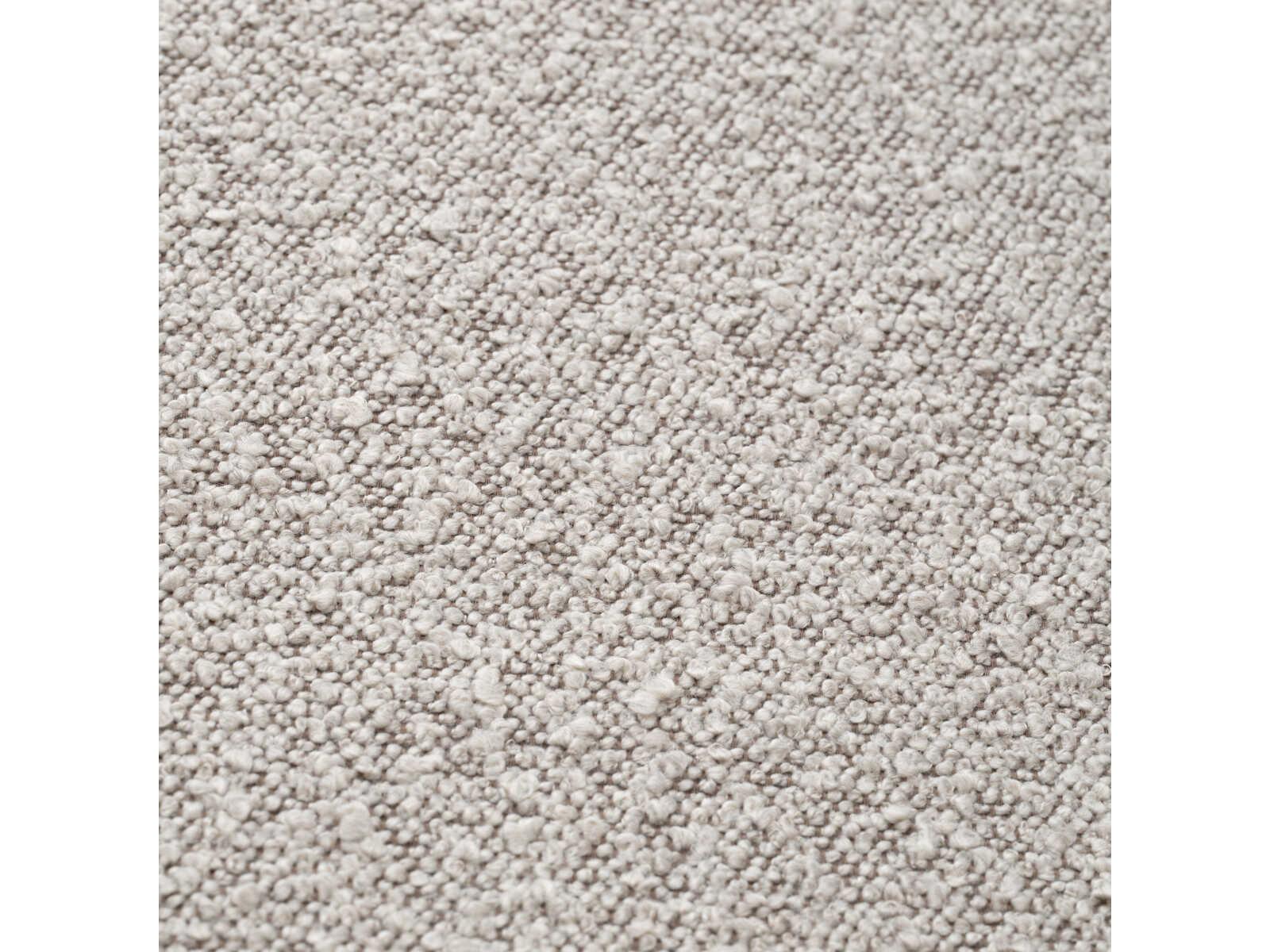 Eichholtz Tulum Boucle Grey Black Feet Upholstered Accent Stool