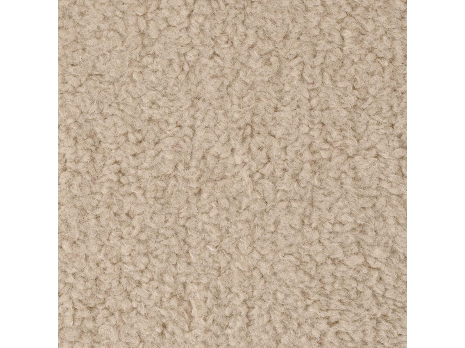 Eichholtz Tulum Brisbane Cream Black Feet Upholstered Accent Stool