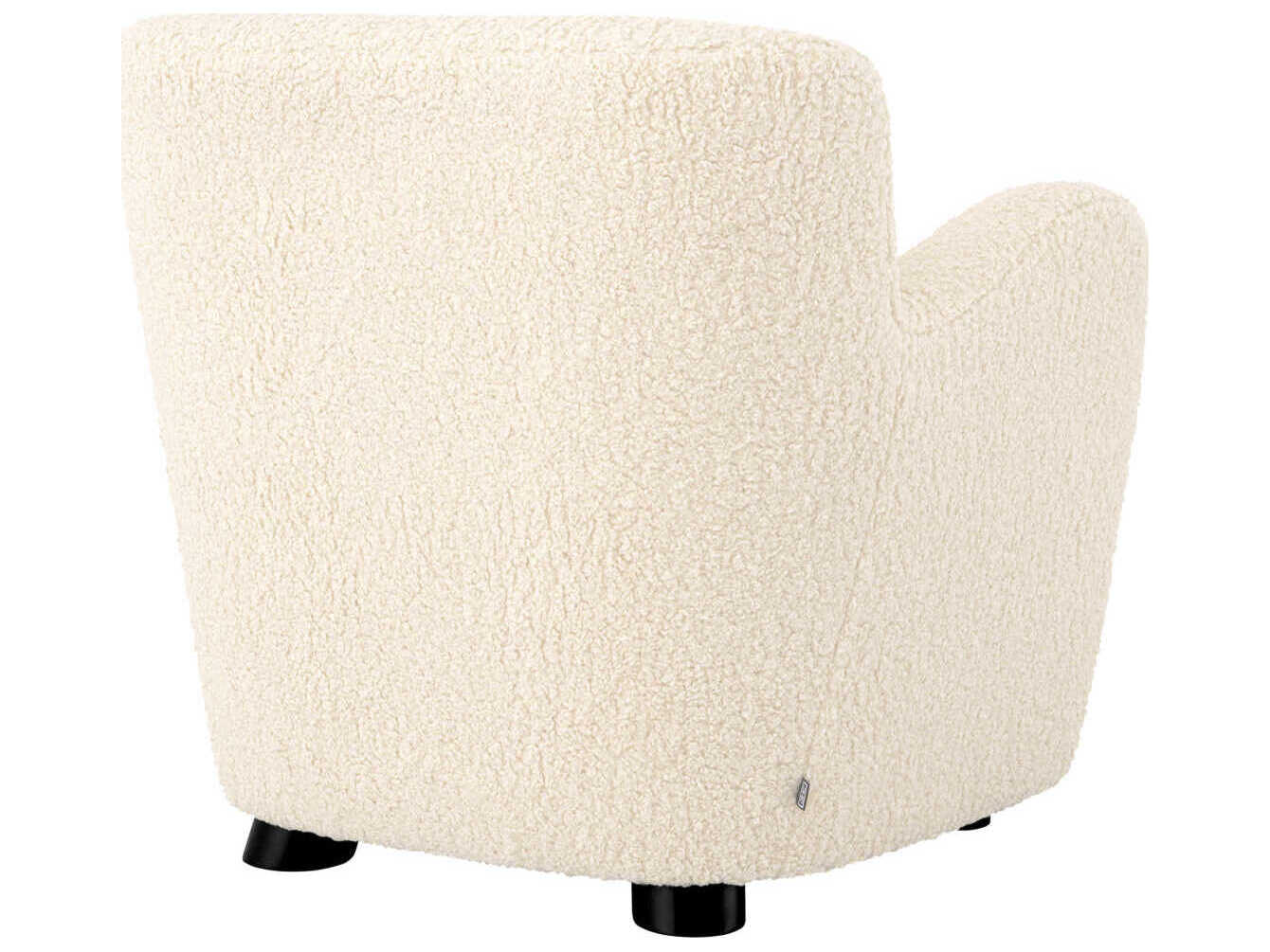 Eichholtz Bixby Cream Faux Leather Accent Chair