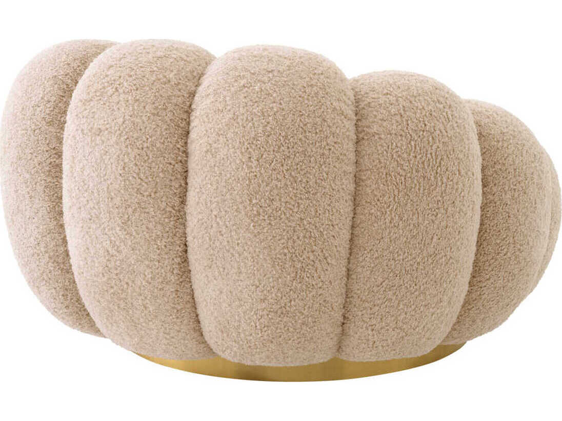 Eichholtz Mello Swivel Beige Accent Chair