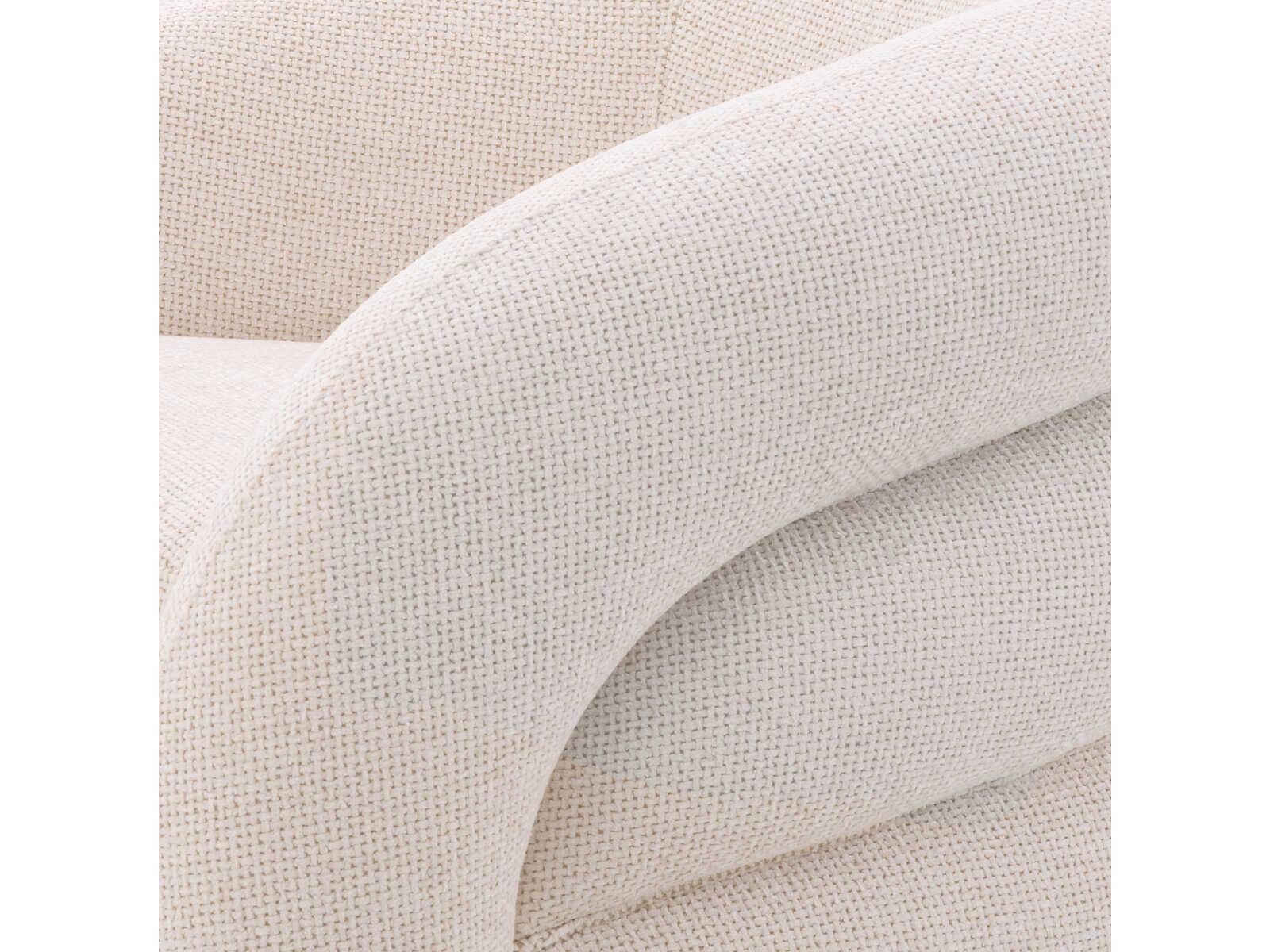 Eichholtz Novelle Swivel White Accent Chair