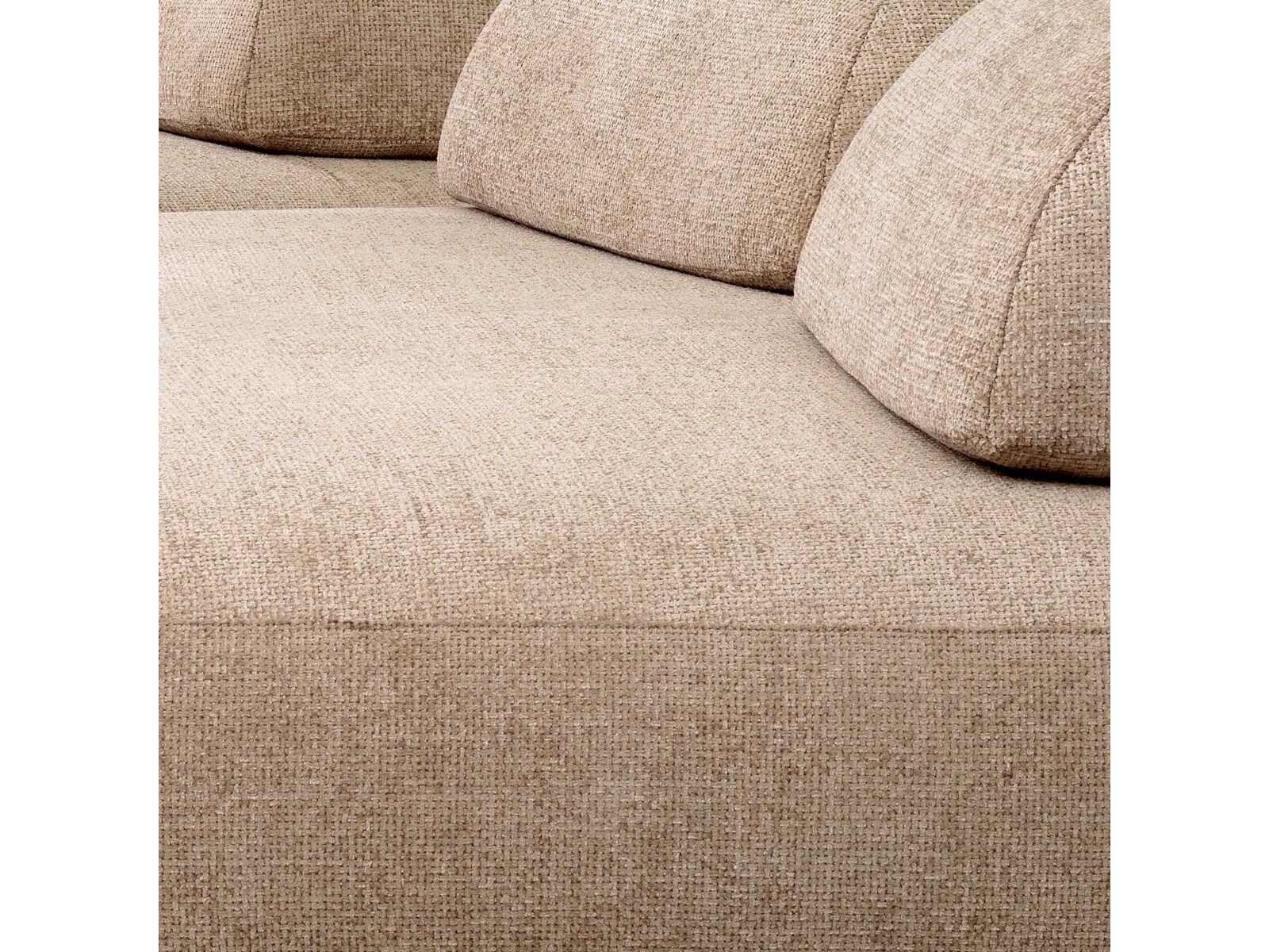 Eichholtz Residenza Lyssa Sand Black Feet Beige Upholstered Modular