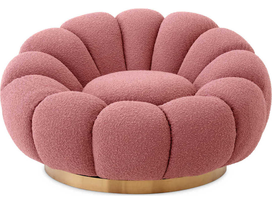Eichholtz Mello Swivel Pink Accent Chair