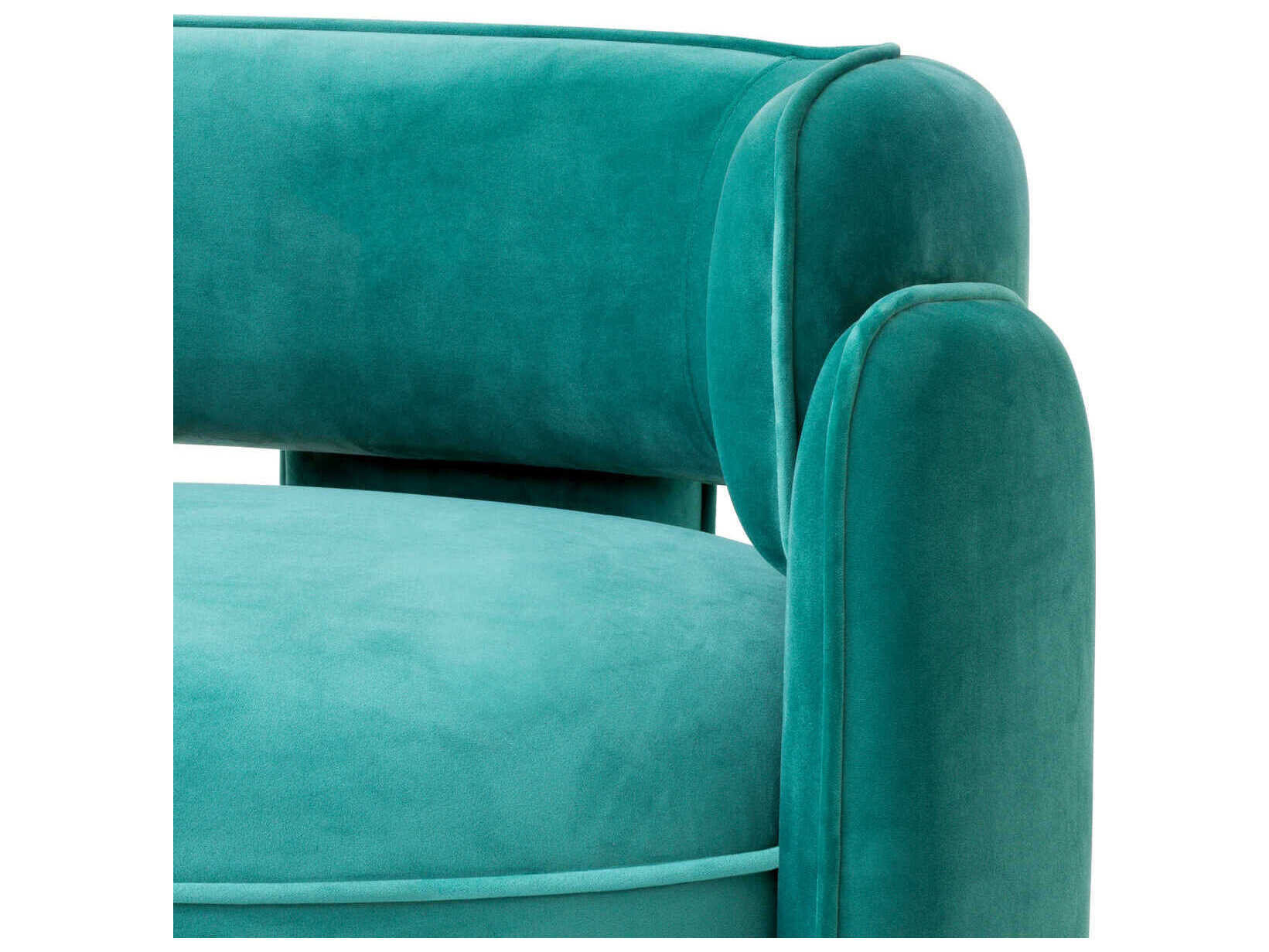 Eichholtz Chaplin Blue Velvet Accent Chair