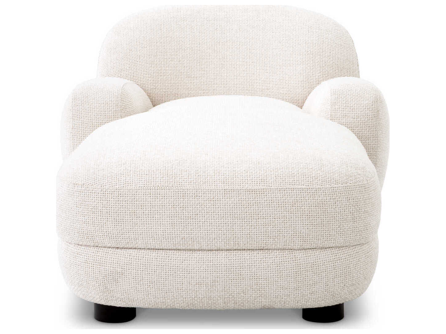 Eichholtz Chaise White Upholstered
