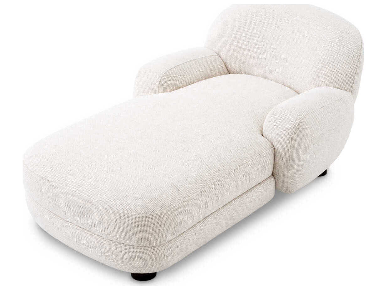 Eichholtz Chaise White Upholstered