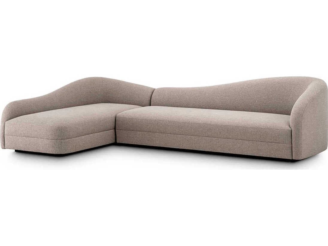 Eichholtz Divisadero Reve Greige Black Base Beige Upholstered Modular