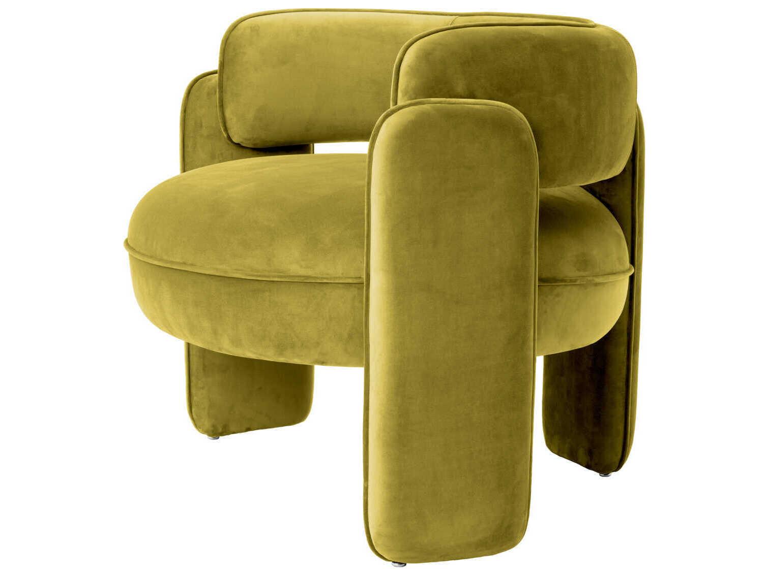 Eichholtz Chaplin Green Velvet Accent Chair