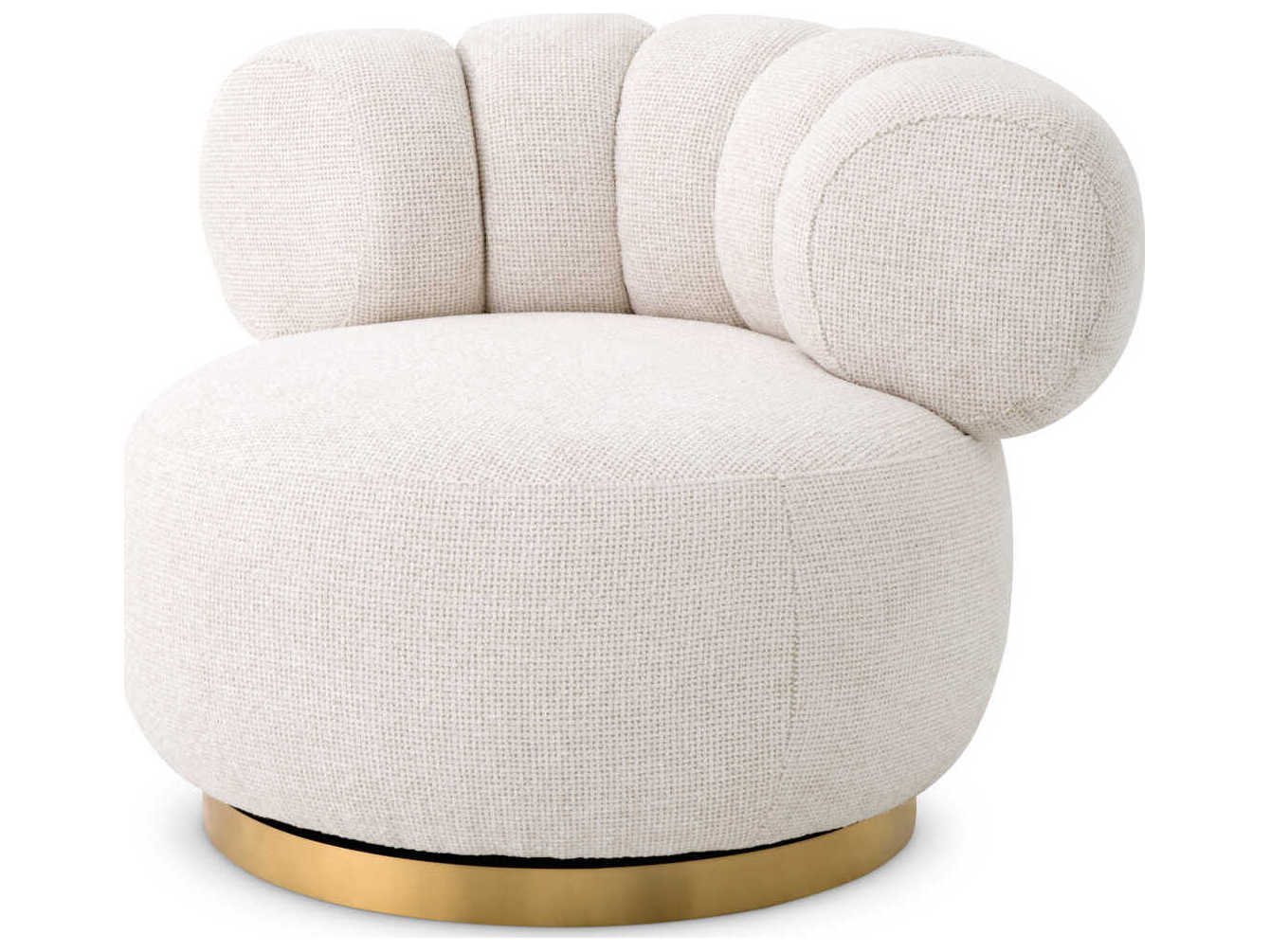 Eichholtz Phedra Swivel White Accent Chair