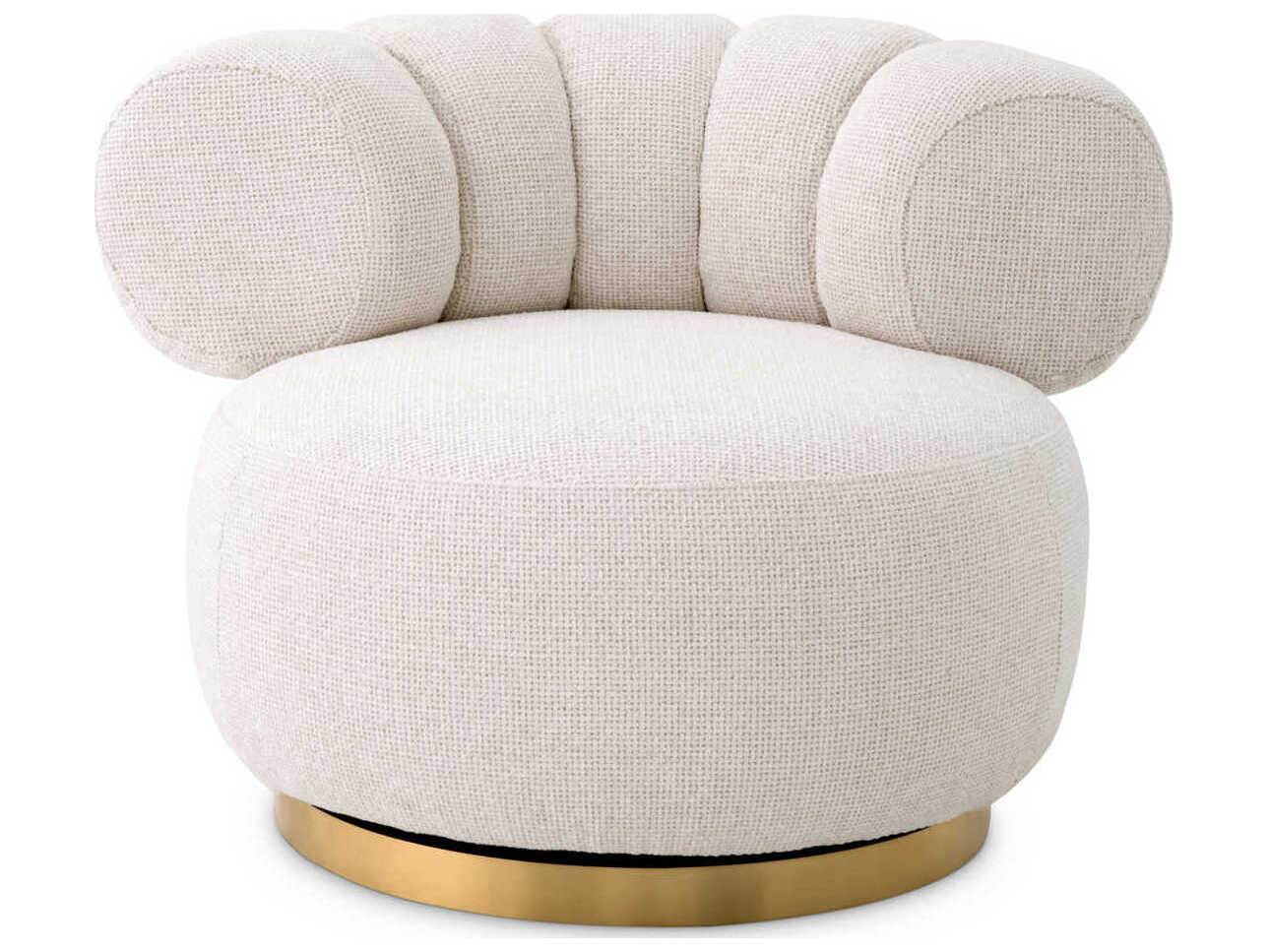 Eichholtz Phedra Swivel White Accent Chair
