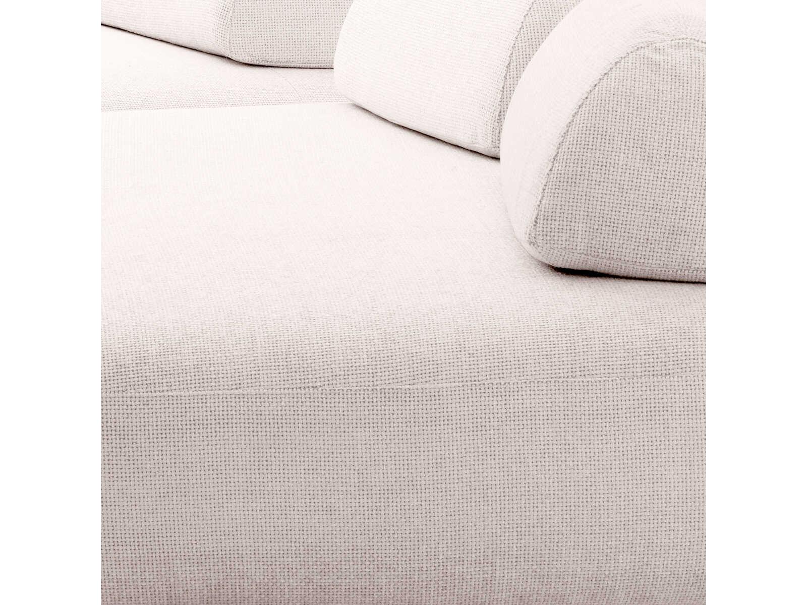 Eichholtz Residenza Lyssa Sand Black Feet White Upholstered Modular