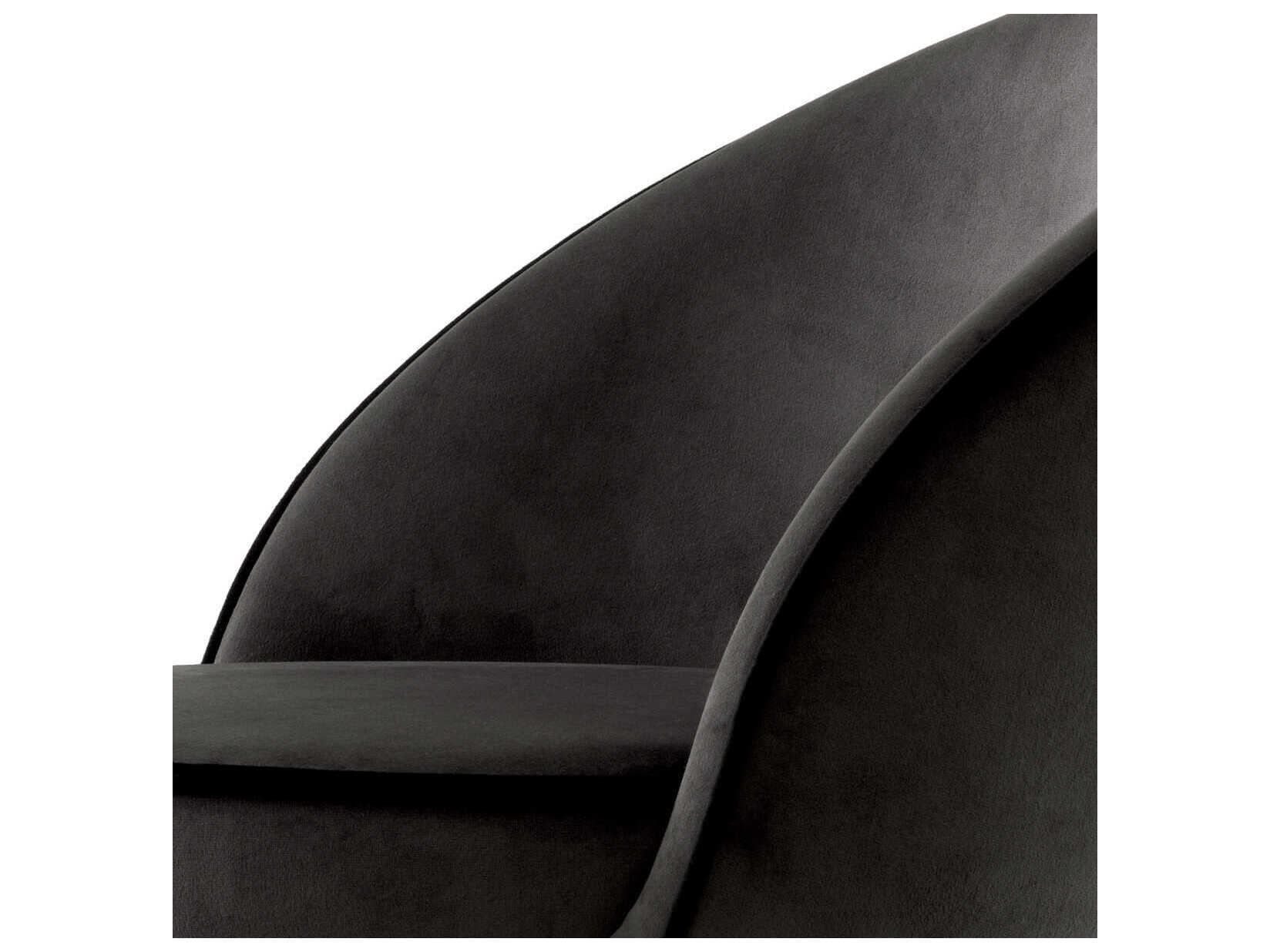 Eichholtz Cooper Velvet Upholstered Swivel Bar Stool Set of 2