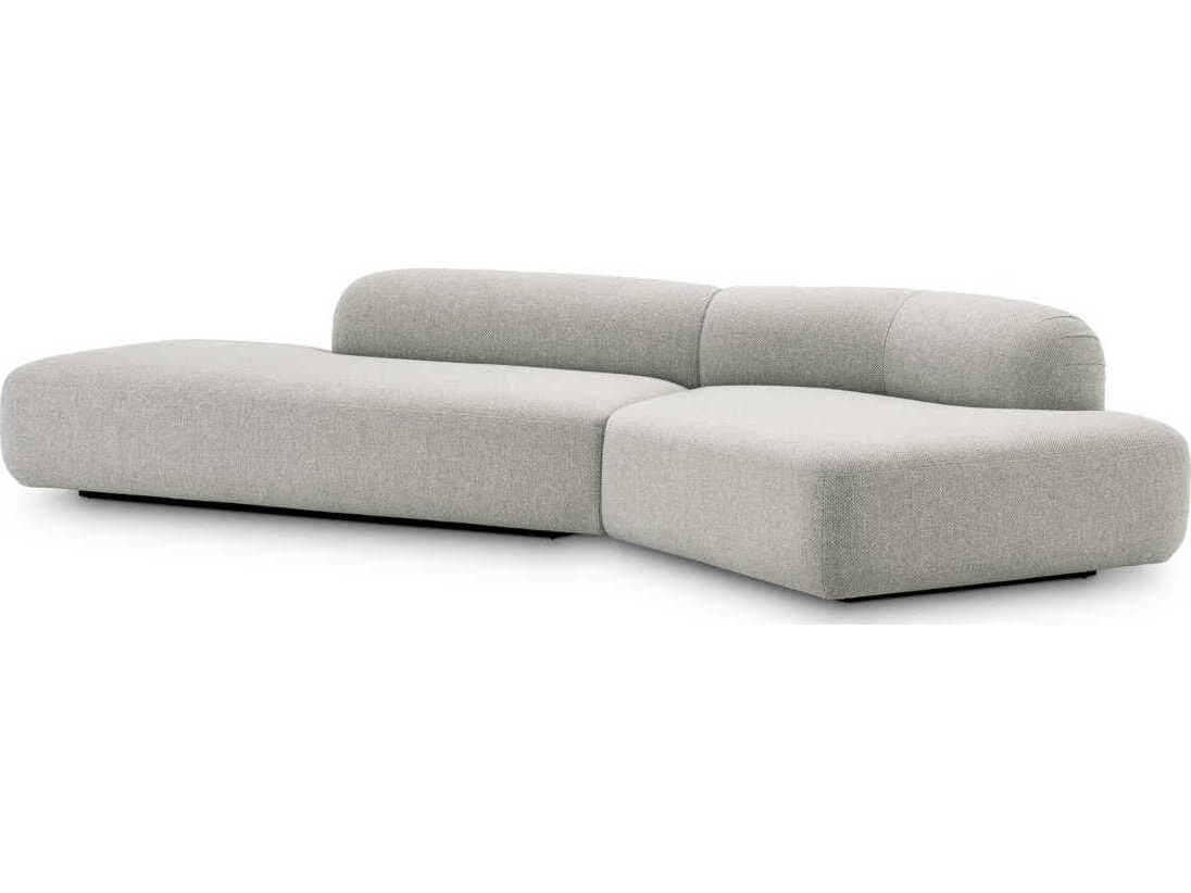 Eichholtz Taraval Reve Grey Black Base Upholstered Modular