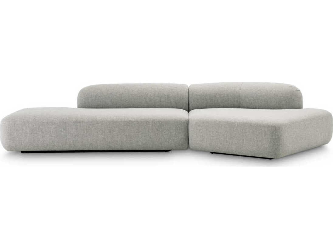 Eichholtz Taraval Reve Grey Black Base Upholstered Modular