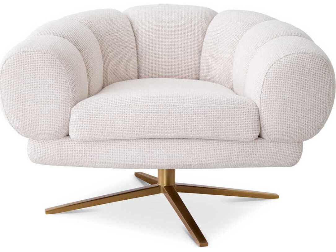 Eichholtz Sunset Swivel Cream Accent Chair