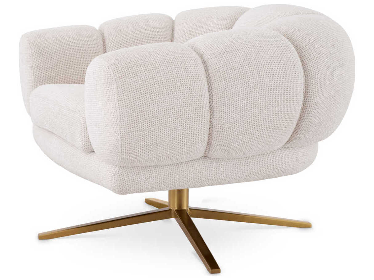 Eichholtz Sunset Swivel Cream Accent Chair