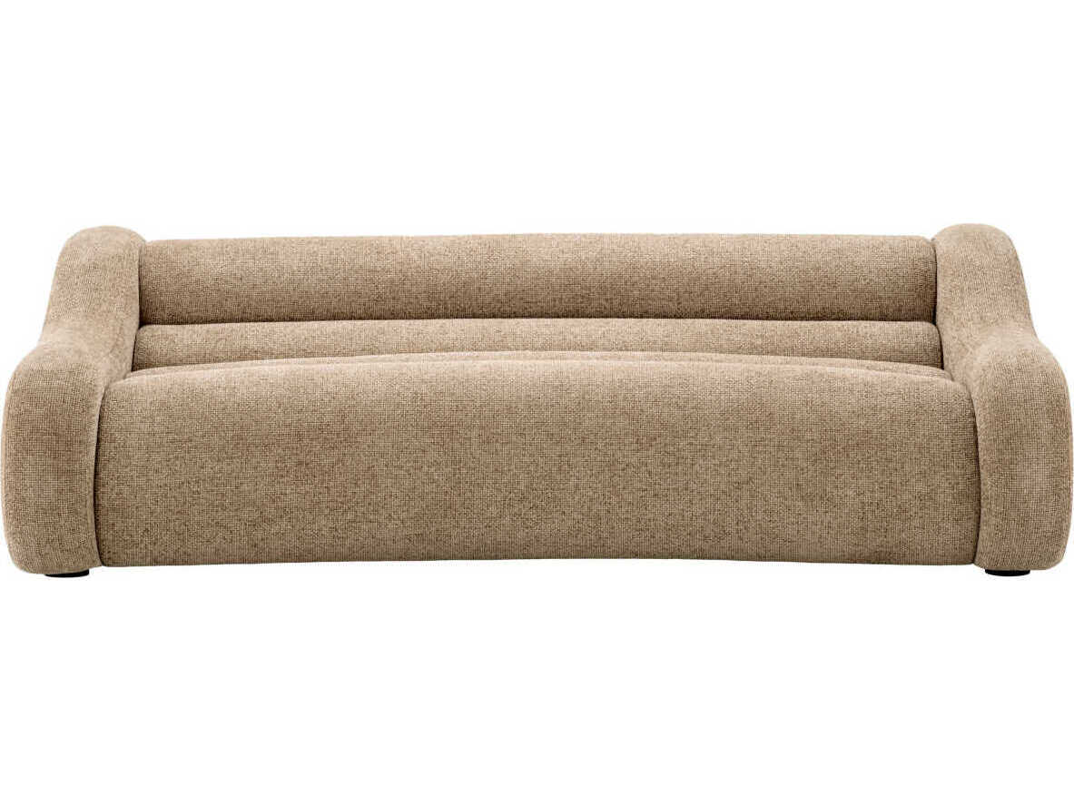 Eichholtz Carbone Lyssa Sand Beige Upholstered Sofa