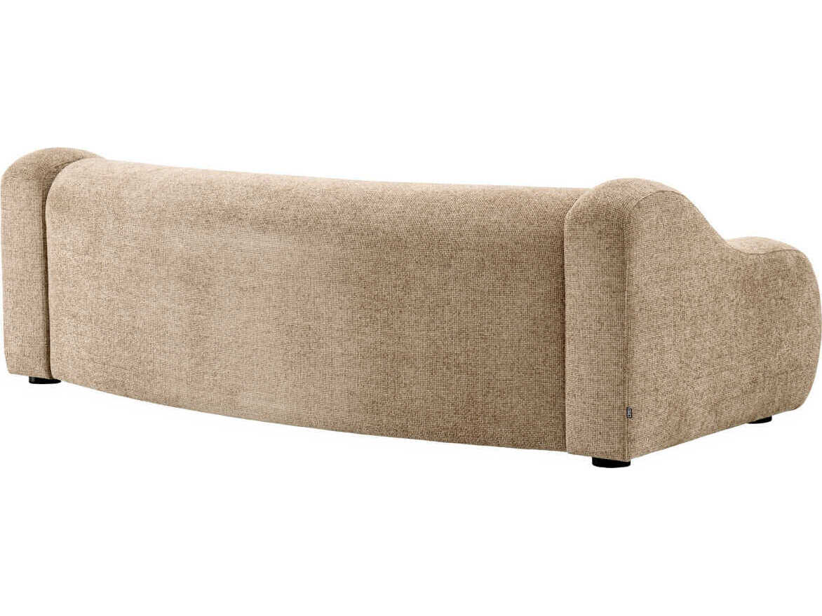 Eichholtz Carbone Lyssa Sand Beige Upholstered Sofa
