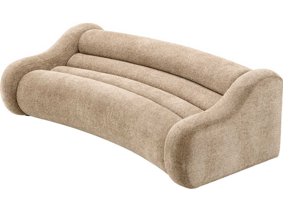 Eichholtz Carbone Lyssa Sand Beige Upholstered Sofa