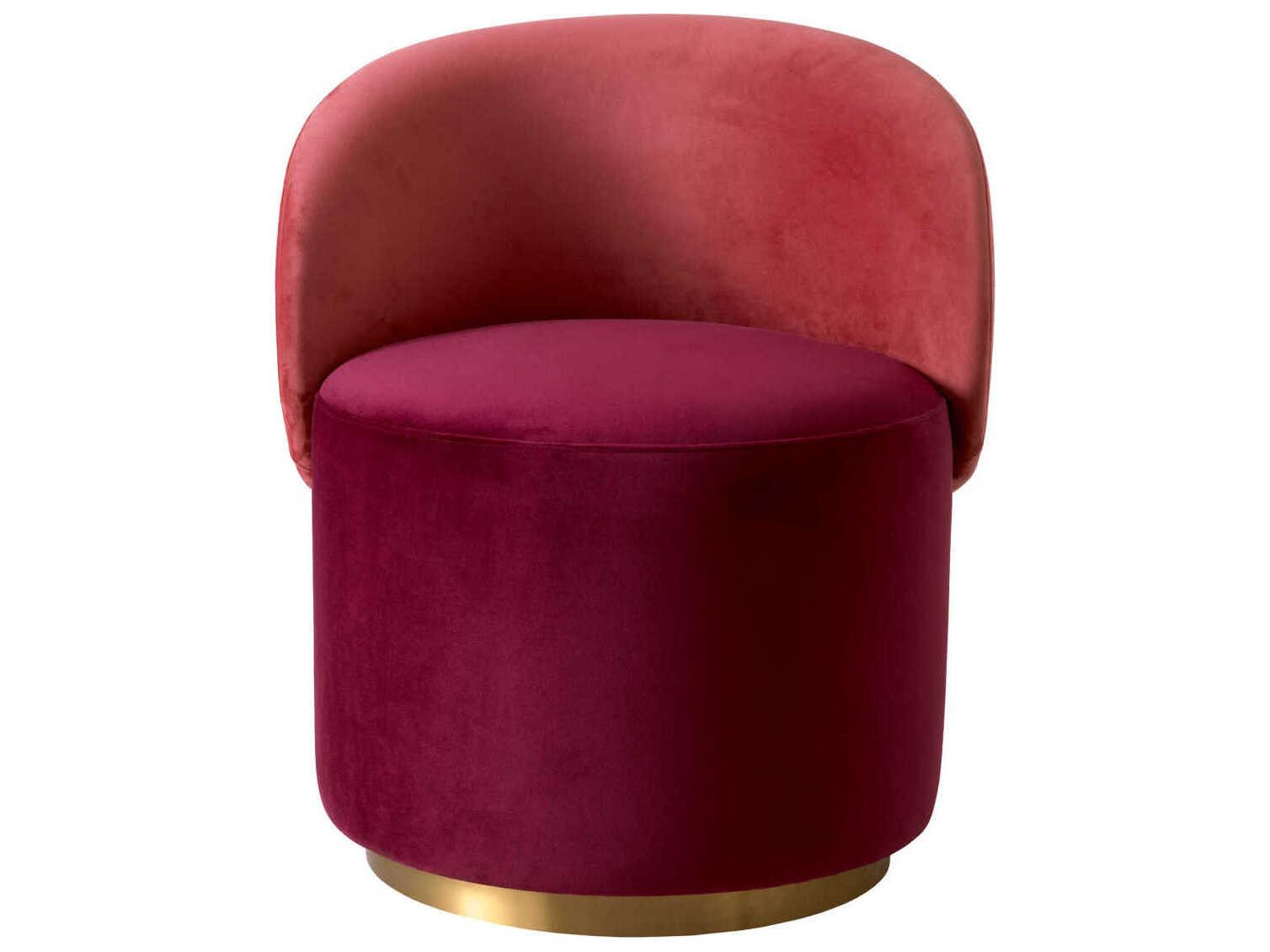 Eichholtz Greer Gold Velvet Upholstered Armless Dining Chair