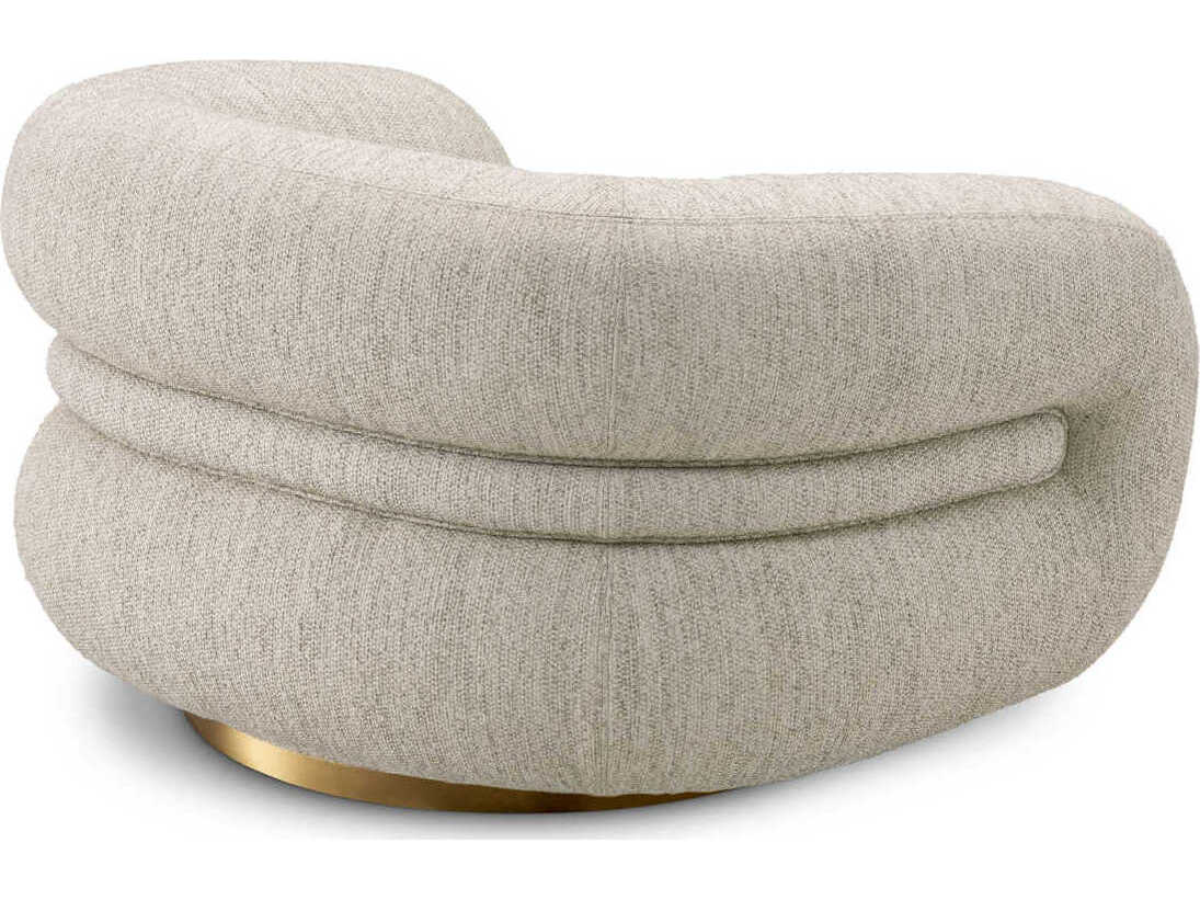 Eichholtz Cosenza Swivel Gray Accent Chair