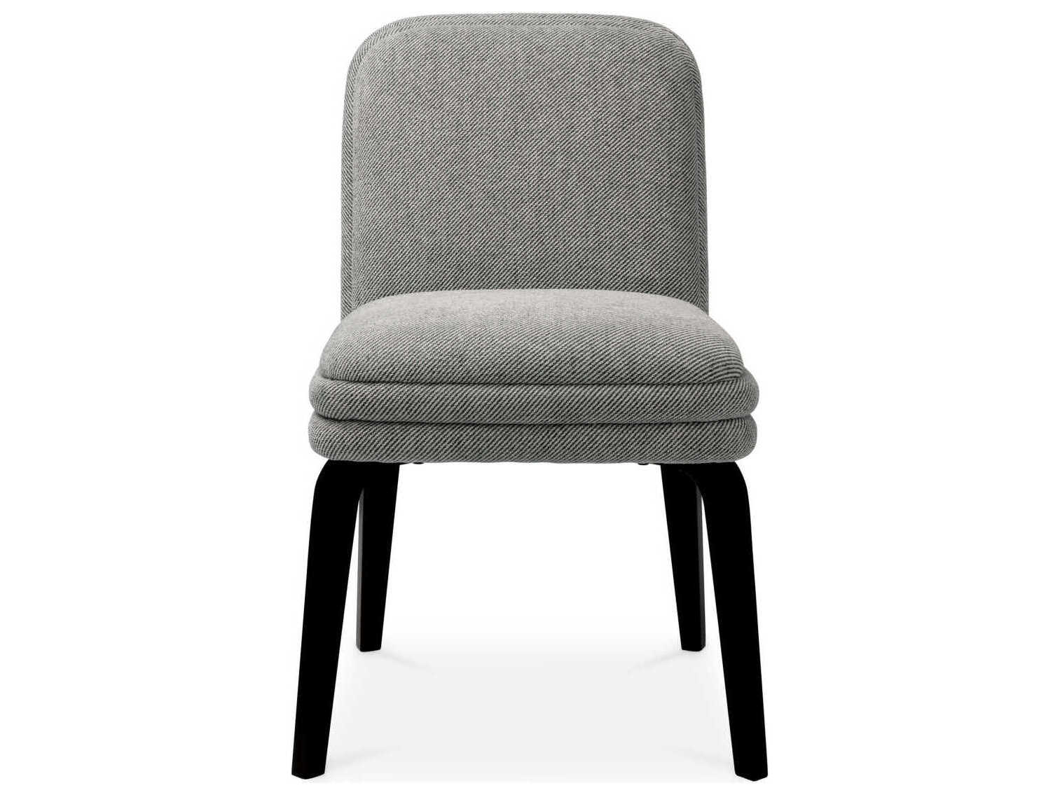 Eichholtz Lucia Gray Upholstered Armless Dining Chair