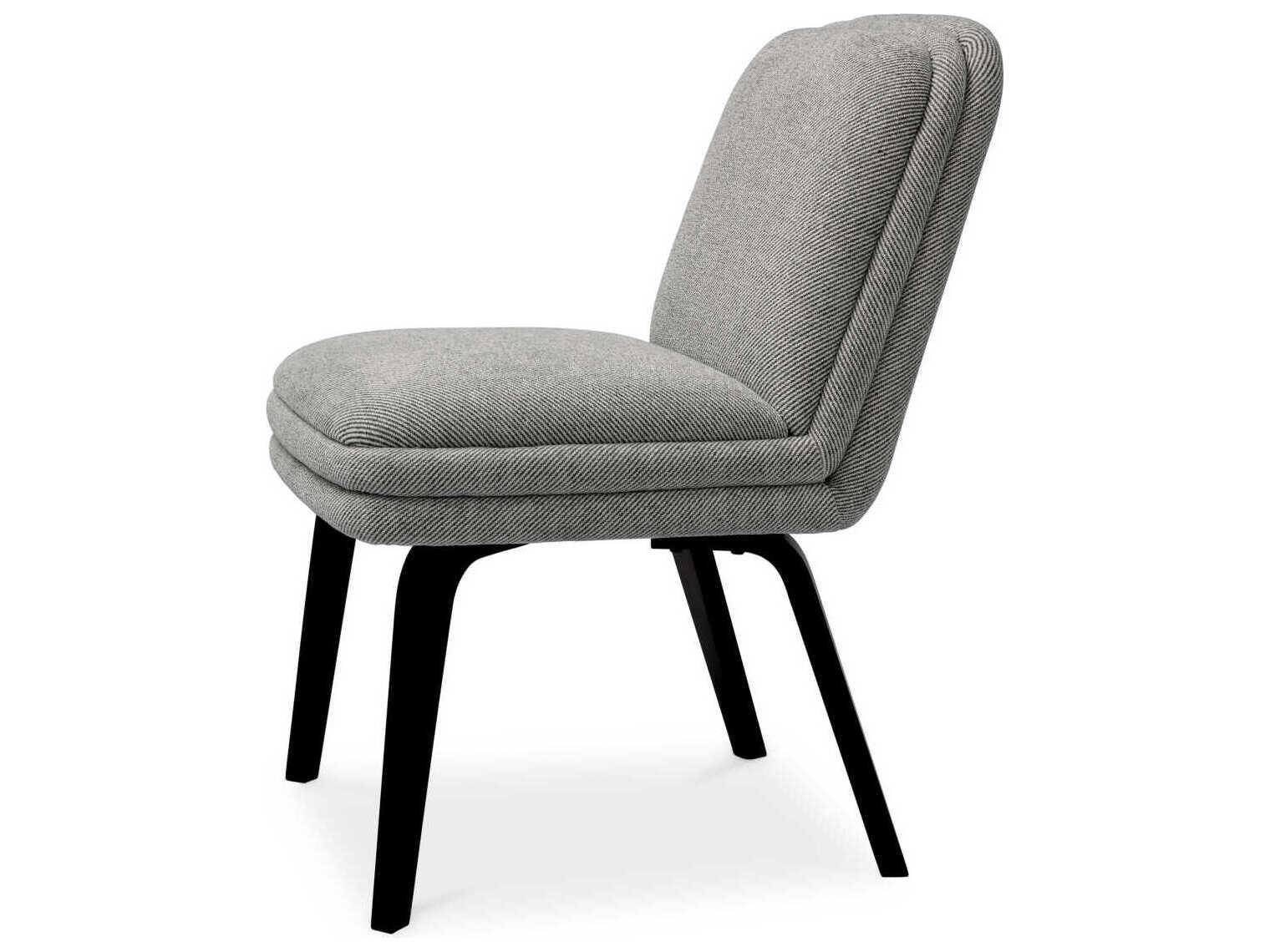 Eichholtz Lucia Gray Upholstered Armless Dining Chair