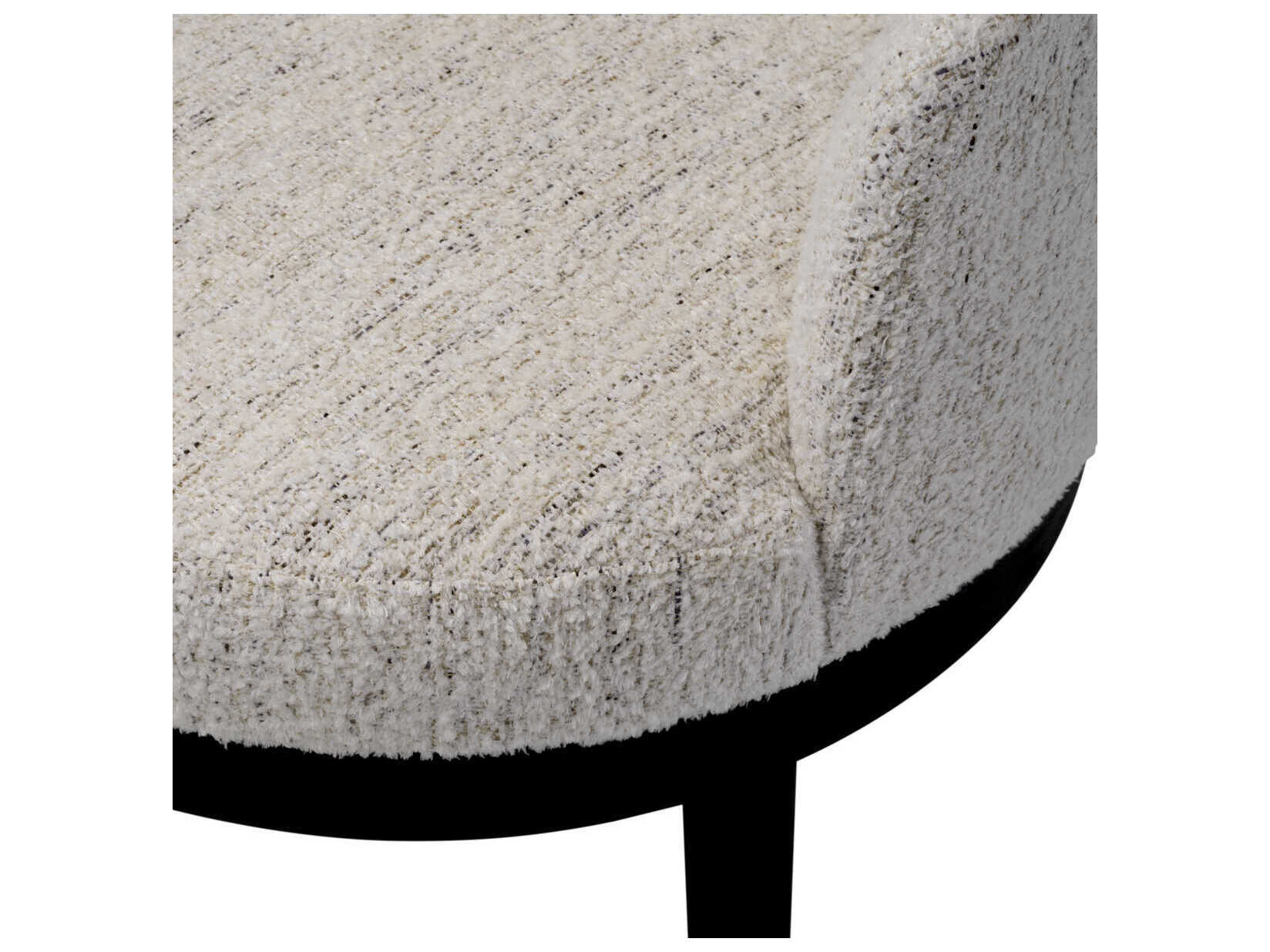 Eichholtz Sofia White Upholstered Arm Dining Chair