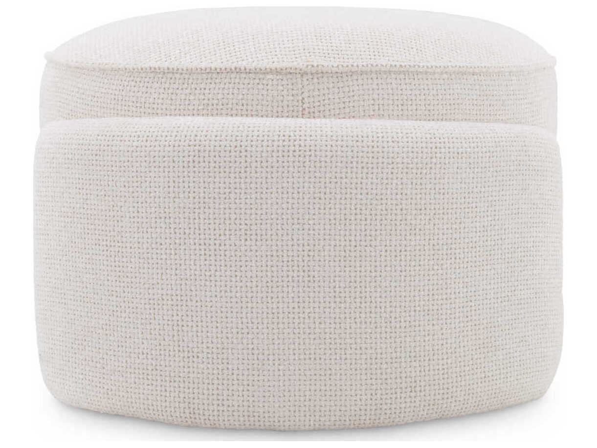 Eichholtz Ortega White Upholstered Accent Stool
