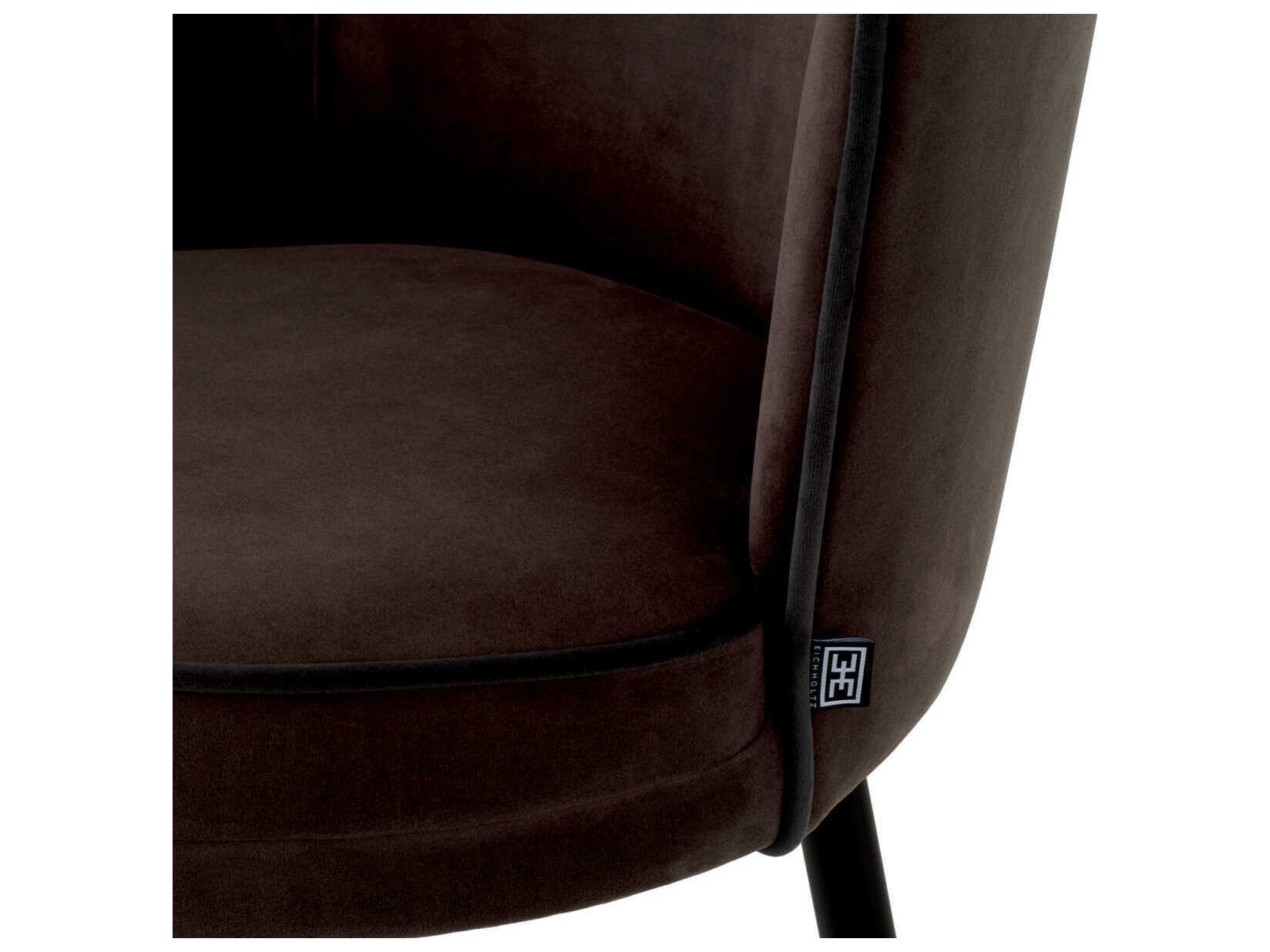 Eichholtz Grenada Velvet Upholstered Swivel Bar Stool
