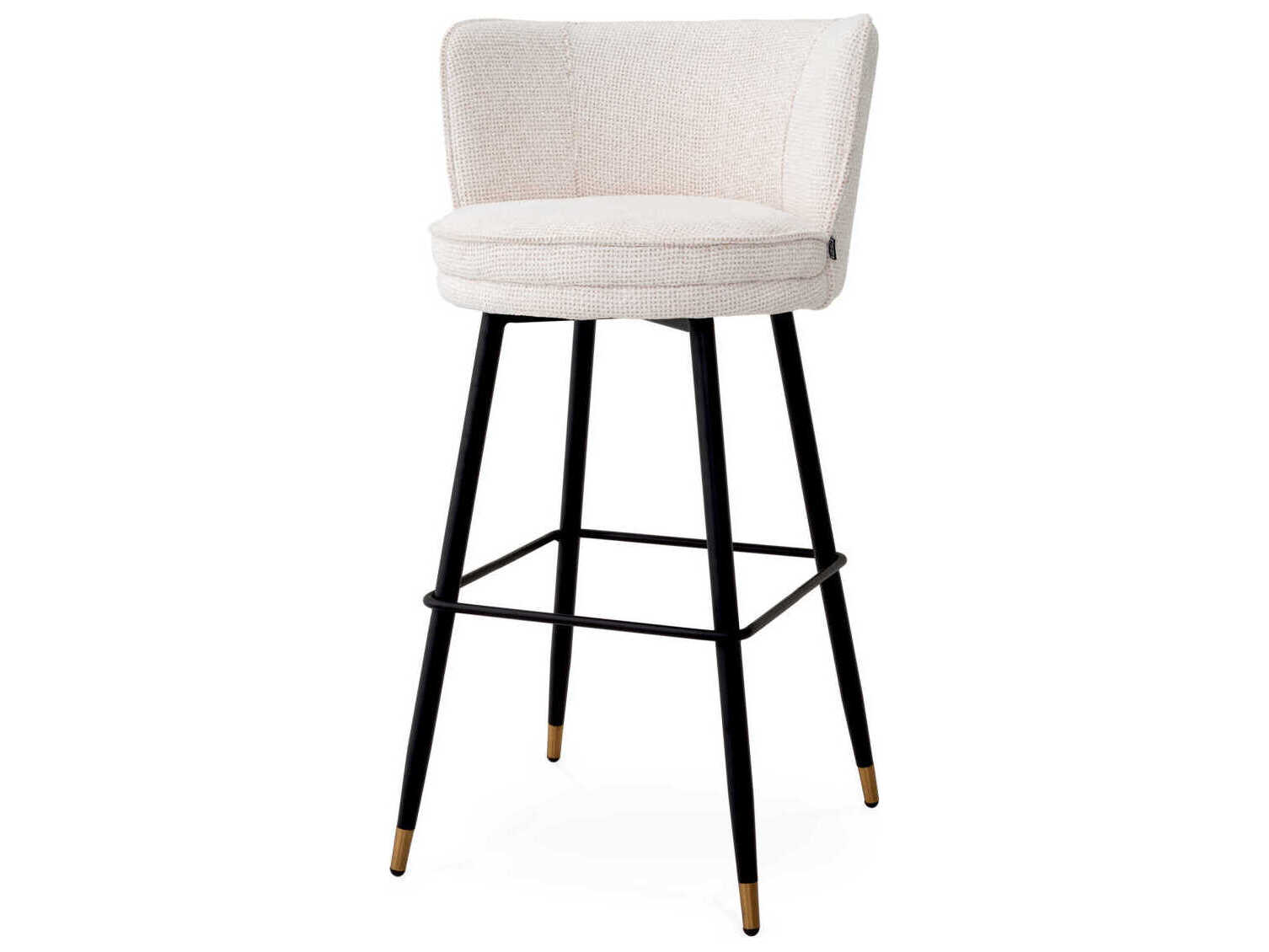 Eichholtz Grenada Upholstered Swivel Bar Stool