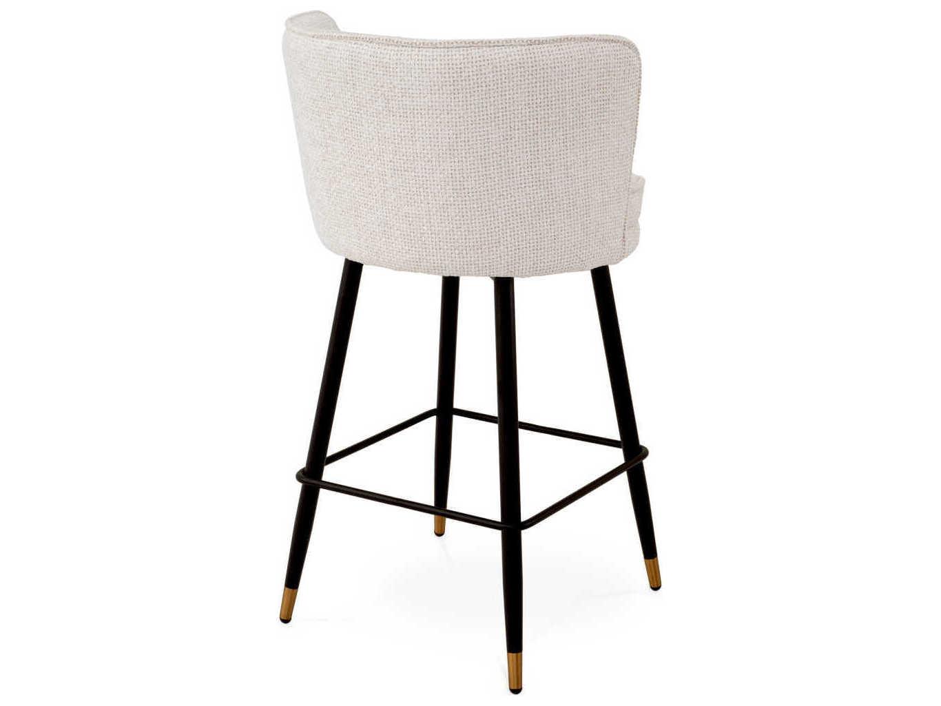 Eichholtz Grenada Upholstered Swivel Counter Stool