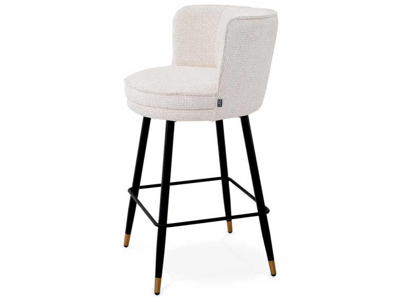 Eichholtz Grenada Upholstered Swivel Counter Stool