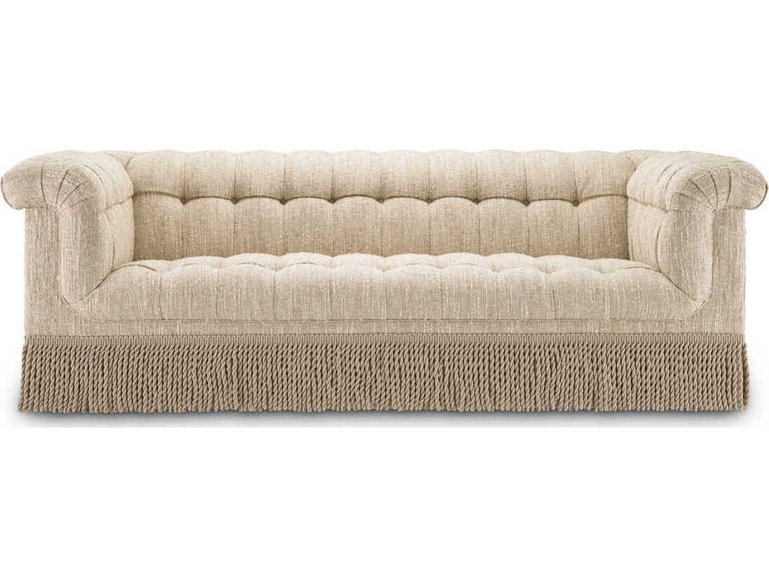 Eichholtz Dorantes Boucle Sonata Cream Upholstered Sofa