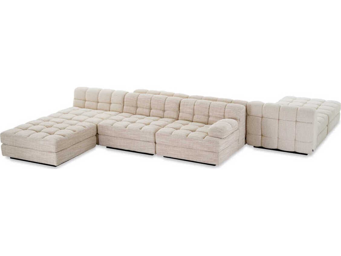 Eichholtz Dean Skyward Sand Beige Upholstered Modular
