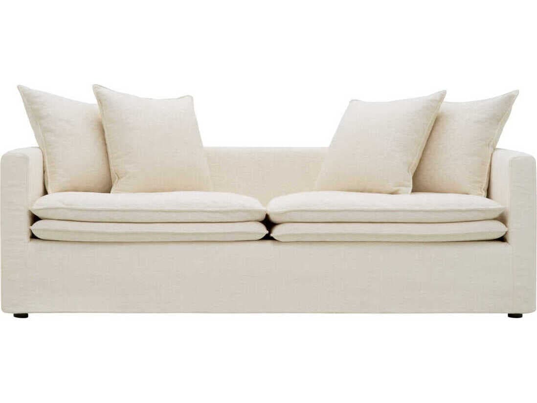 Eichholtz Montgomery White Upholstered Sofa