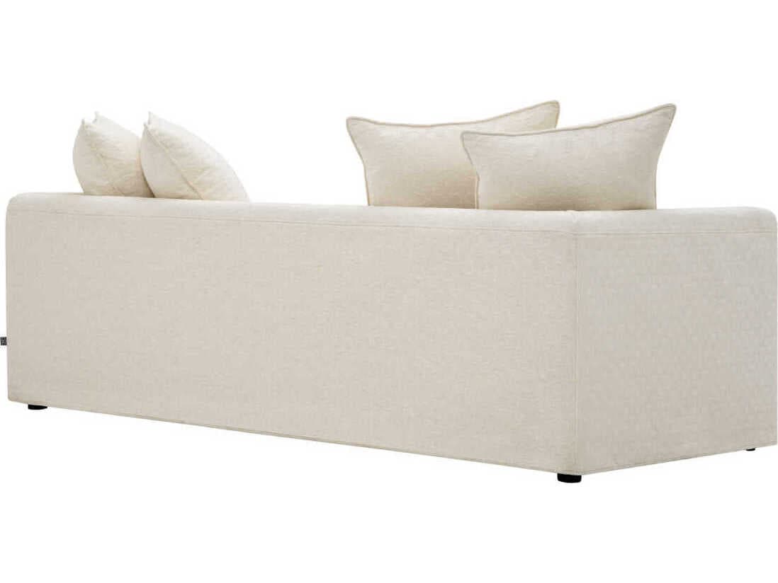 Eichholtz Montgomery White Upholstered Sofa