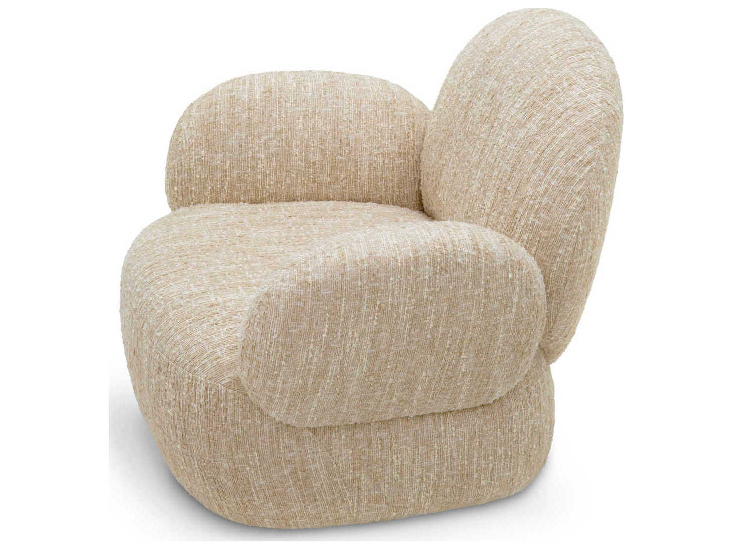 Eichholtz Madrone Swivel Cream Accent Chair