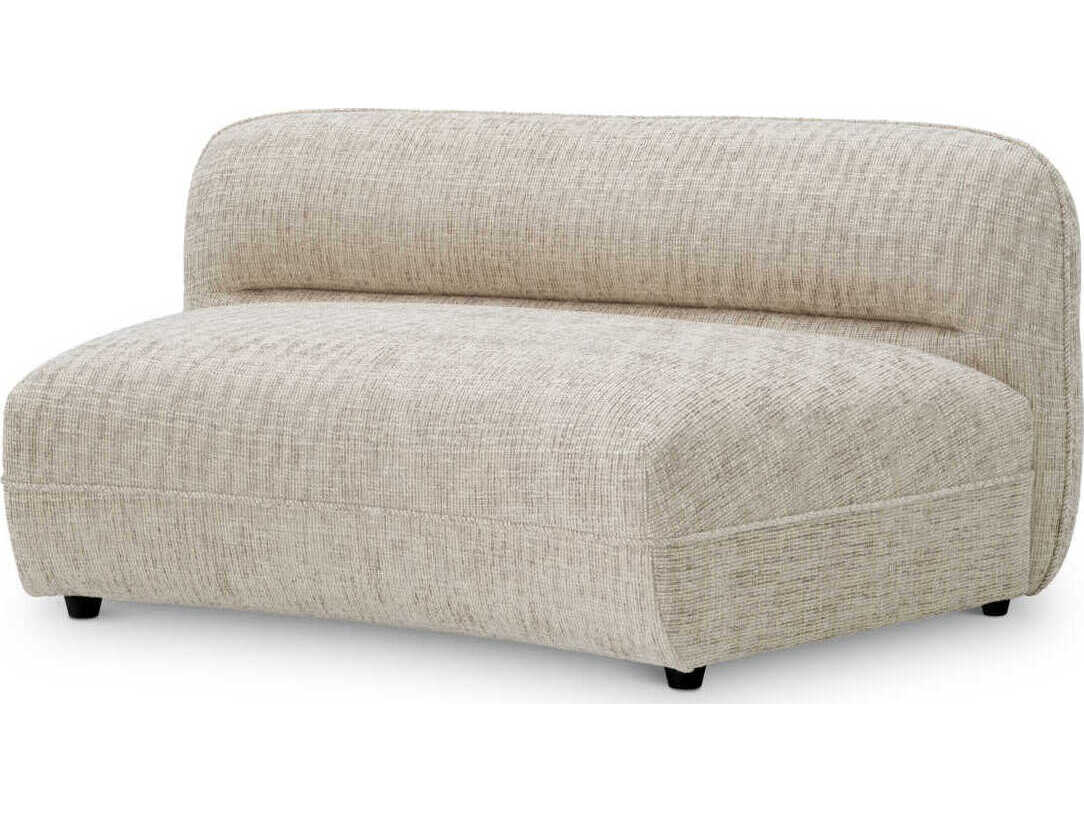 Eichholtz Grand Creststone Beige Black Feet Upholstered Modular