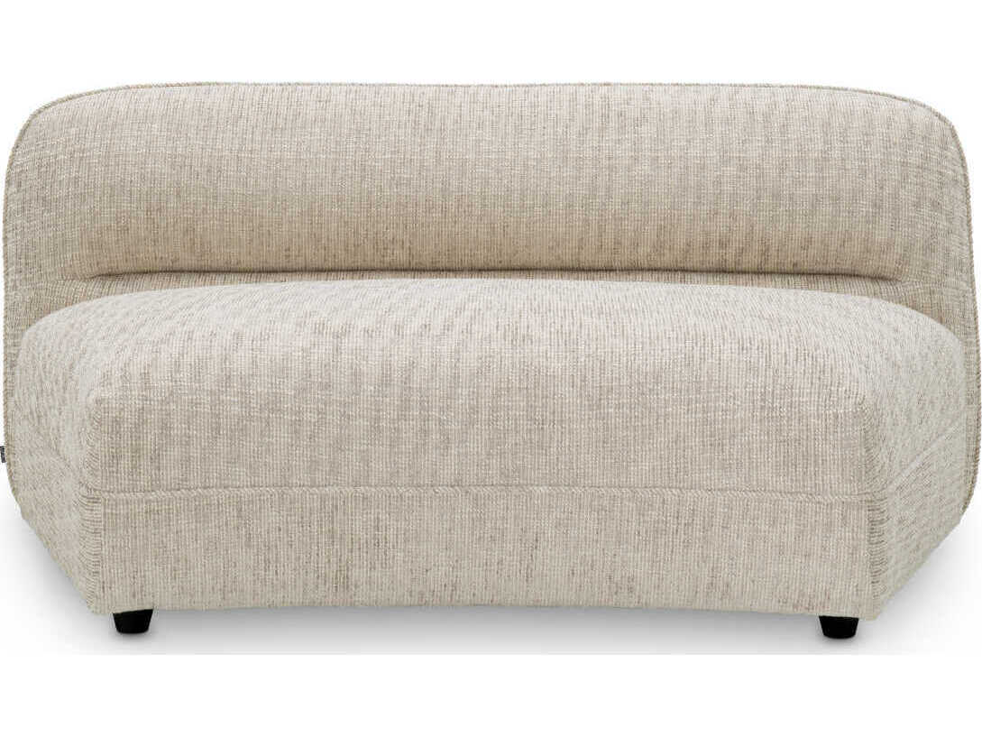 Eichholtz Grand Creststone Beige Black Feet Upholstered Modular