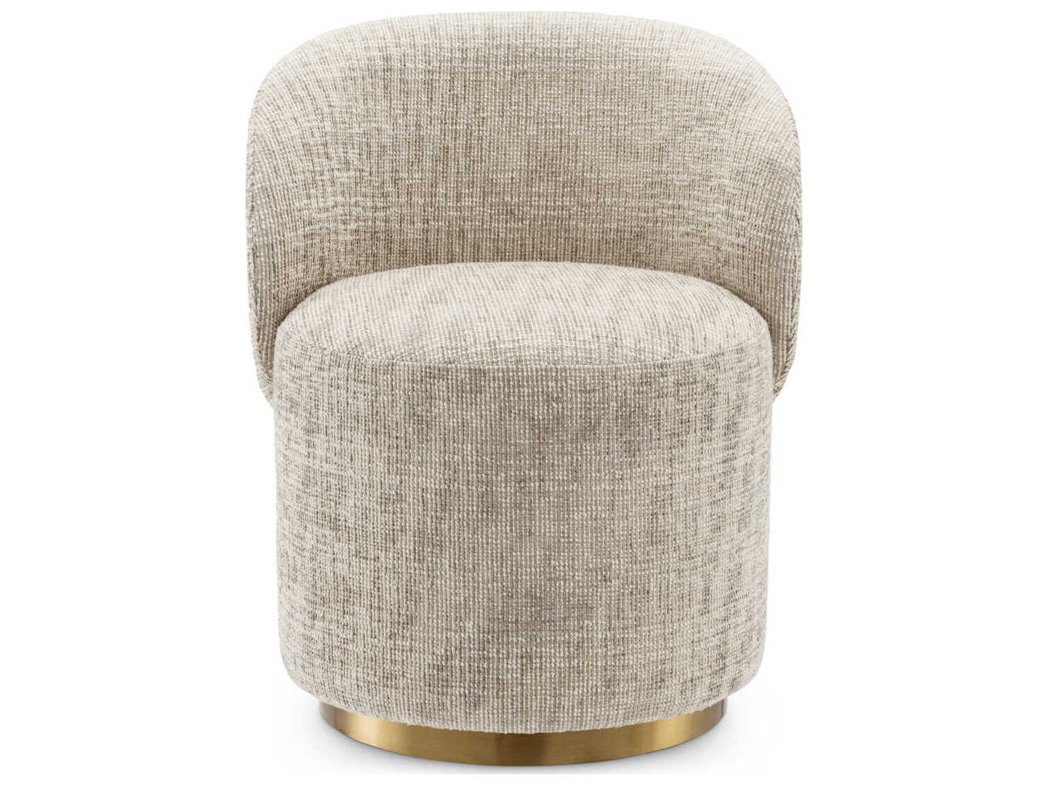 Eichholtz Greer Beige Upholstered Armless Dining Chair