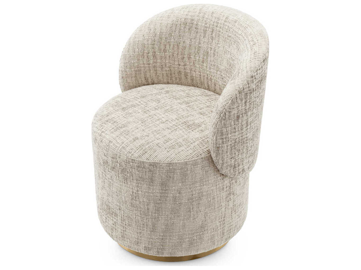 Eichholtz Greer Beige Upholstered Armless Dining Chair