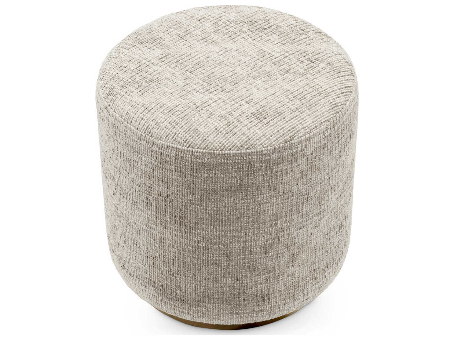 Eichholtz Greer Beige Upholstered Accent Stool