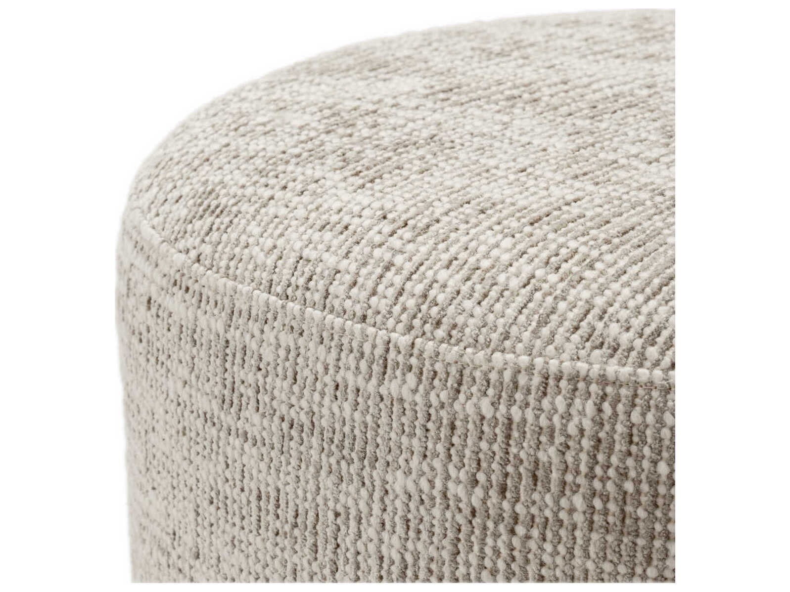 Eichholtz Greer Beige Upholstered Accent Stool